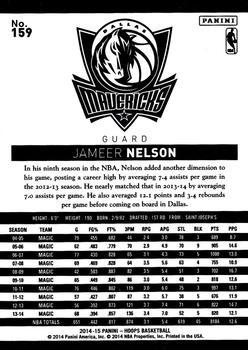 2014-15 Hoops - Gold #159 Jameer Nelson Back