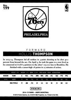 2014-15 Hoops - Gold #199 Hollis Thompson Back