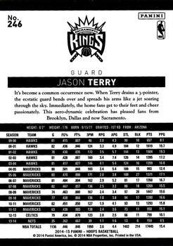 2014-15 Hoops - Gold #246 Jason Terry Back