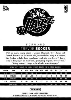 2014-15 Hoops - Gold #260 Trevor Booker Back