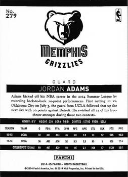 2014-15 Hoops - Gold #279 Jordan Adams Back