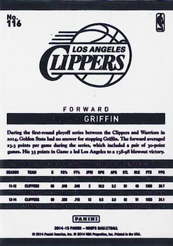 2014-15 Hoops - Green #116 Blake Griffin Back