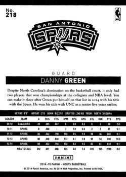 2014-15 Hoops - Silver #218 Danny Green Back