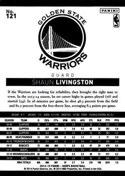 2014-15 Hoops - Silver #121 Shaun Livingston Back