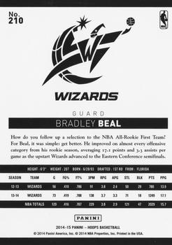 2014-15 Hoops - Silver #210 Bradley Beal Back