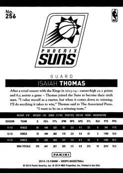 2014-15 Hoops - Silver #256 Isaiah Thomas Back