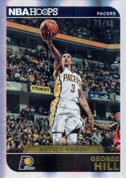 2014-15 Hoops - Artist's Proof #154 George Hill Front