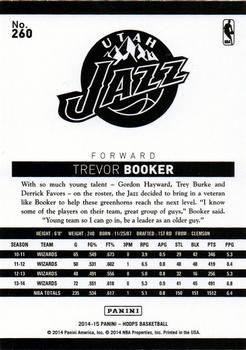 2014-15 Hoops - Red #260 Trevor Booker Back