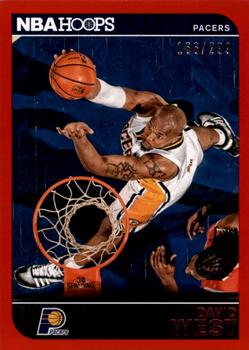 2014-15 Hoops - Red #144 David West Front