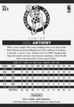 2014-15 Hoops - Blue #241 Joel Anthony Back