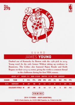 2014-15 Hoops - Red Back #275 James Young Back