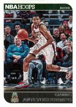 2014-15 Hoops - Red Back #62 Giannis Antetokounmpo Front
