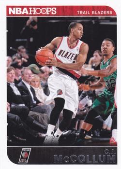 2014-15 Hoops - Red Back #66 C.J. McCollum Front