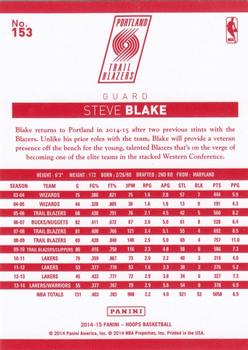 2014-15 Hoops - Red Back #153 Steve Blake Back
