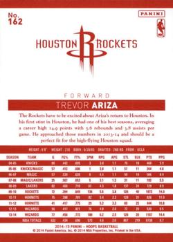 2014-15 Hoops - Red Back #162 Trevor Ariza Back