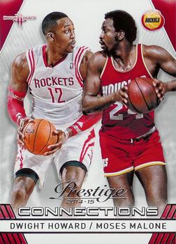 2014-15 Panini Prestige - Connections #14 Moses Malone / Dwight Howard Front
