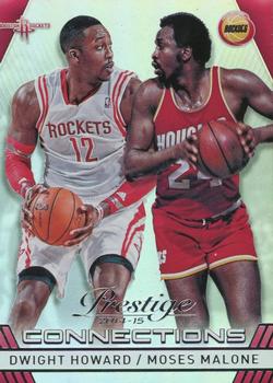 2014-15 Panini Prestige Premium - Connections #14 Moses Malone / Dwight Howard Front
