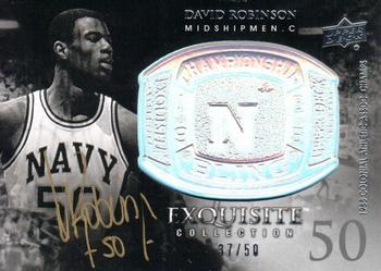 2011-12 Upper Deck Exquisite - Championship Bling #CB-DR David Robinson Front