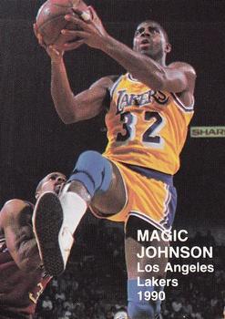 1990 N.B.A. Superstars (Green Back) (unlicensed) #NNO Magic Johnson Front