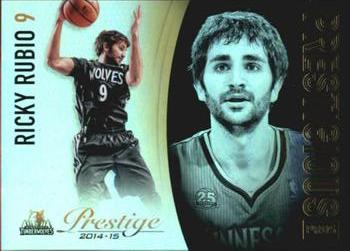 2014-15 Panini Prestige Premium - Prestigious Pros #13 Ricky Rubio Front