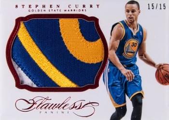 2013-14 Panini Flawless - Patches Ruby #42 Stephen Curry Front