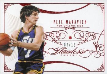 2013-14 Panini Flawless - Ruby #85 Pete Maravich Front