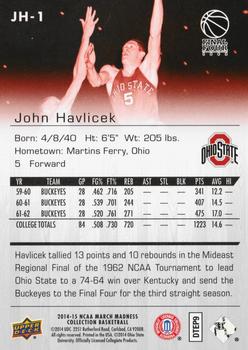 2014-15 Upper Deck NCAA March Madness #JH-1 John Havlicek Back