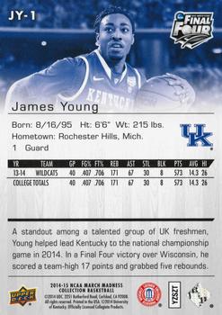 2014-15 Upper Deck NCAA March Madness #JY-1 James Young Back
