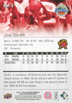 2014-15 Upper Deck NCAA March Madness #SM-2 Joe Smith Back