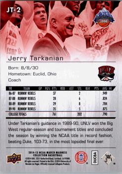 2014-15 Upper Deck NCAA March Madness #JT-2 Jerry Tarkanian Back