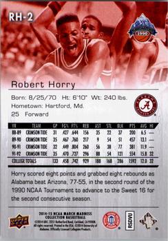 2014-15 Upper Deck NCAA March Madness #RH-2 Robert Horry Back