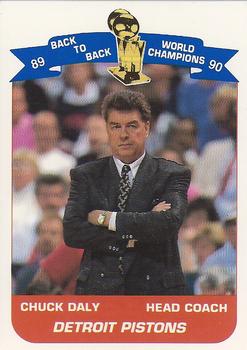 1990-91 Unocal Detroit Pistons #NNO Chuck Daly Front