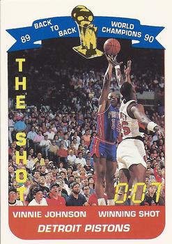 1990-91 Unocal Detroit Pistons #NNO Vinnie Johnson Front