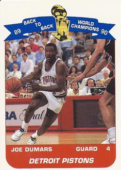 1990-91 Unocal Detroit Pistons #NNO Joe Dumars Front