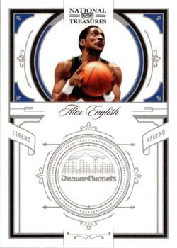 2009-10 Playoff National Treasures #144 Alex English Front