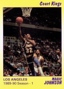 1990-91 Star Court Kings #4 Magic Johnson Front