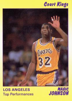 1990-91 Star Court Kings #6 Magic Johnson Front