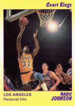 1990-91 Star Court Kings #8 Magic Johnson Front
