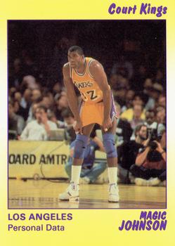 1990-91 Star Court Kings #9 Magic Johnson Front