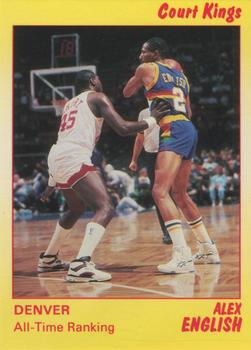 1990-91 Star Court Kings #72 Alex English Front
