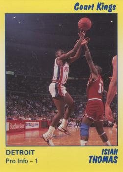 1990-91 Star Court Kings #86 Isiah Thomas Front