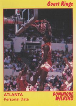 1990-91 Star Court Kings #18 Dominique Wilkins Front