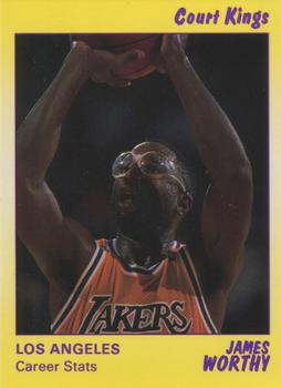 1990-91 Star Court Kings #55 James Worthy Front