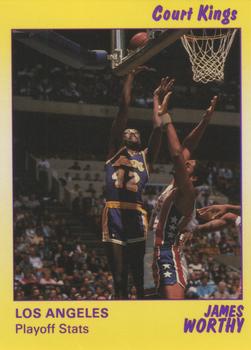 1990-91 Star Court Kings #56 James Worthy Front