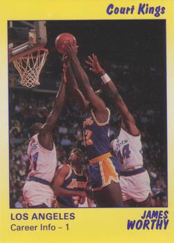 1990-91 Star Court Kings #58 James Worthy Front