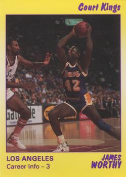 1990-91 Star Court Kings #60 James Worthy Front