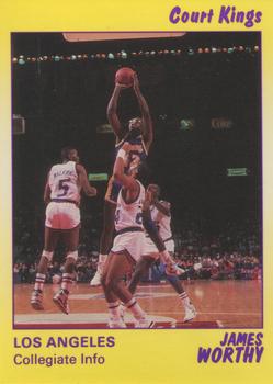 1990-91 Star Court Kings #61 James Worthy Front