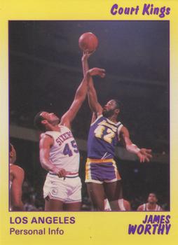 1990-91 Star Court Kings #62 James Worthy Front