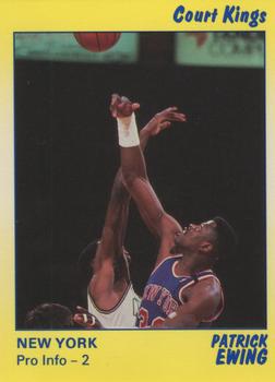 1990-91 Star Court Kings #41 Patrick Ewing Front
