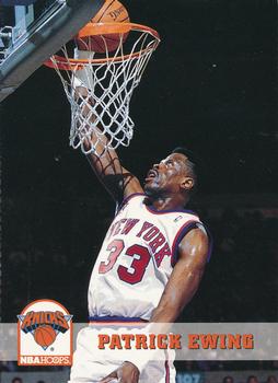 1993-94 Hoops - Promotional Panel 1 #NNO Patrick Ewing Front
